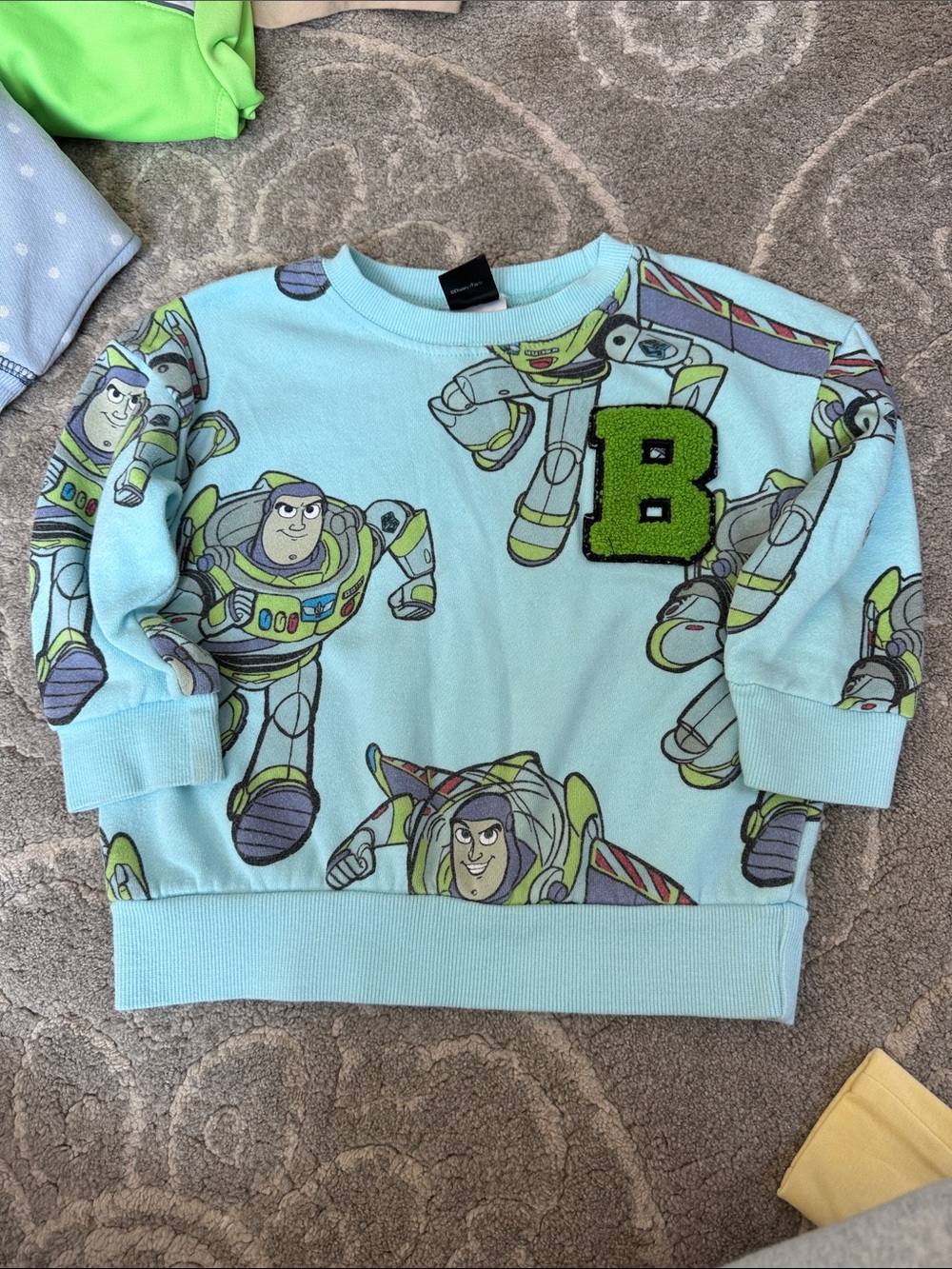 Buzz Lightyear Graphic Kids Sweatshirt - Light Blue